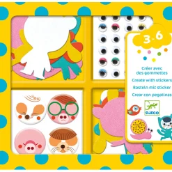 Tarra-askartelusetti huopaeläimet Djeco