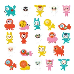 Tarra-askartelusetti huopaeläimet Djeco