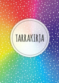 Tarrakirja A5 Sateenkaari