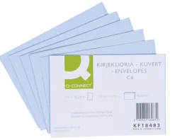 Tarrakuori C6 vaaleansininen Q-Connect/10 kpl