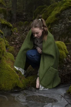 Taskuhuivi Lapuan Kankurit Arvo valko-oliivi