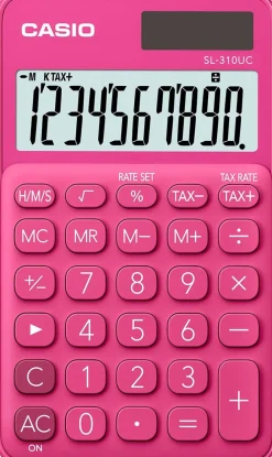 Taskulaskin Casio SL-310UC RD punainen