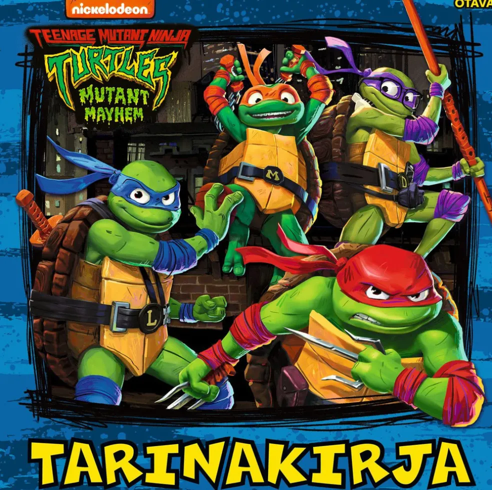 Teini-ikäiset mutanttininjakilpikonnat Tarinakirja