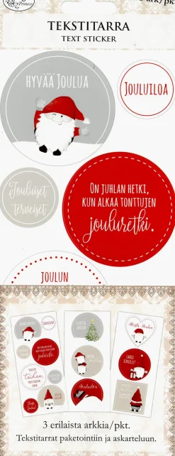 Tekstitarra Iso Tonttu 3 arkkia