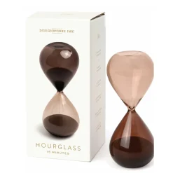 Tiimalasi 15 min Designworks Ink Smoky Quartz