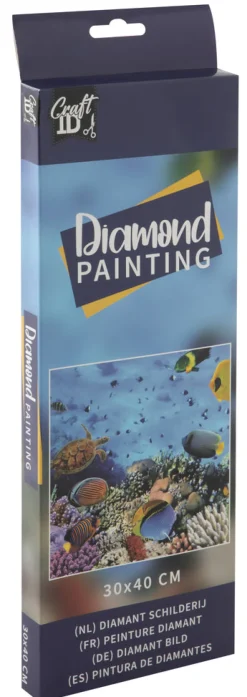 Timanttimaalaussetti 30x40 cm Vedenalainen maailma