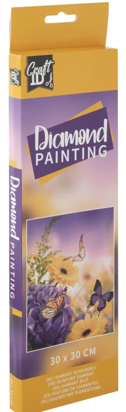 Timanttimaalaussetti 30x30 cm Kukat