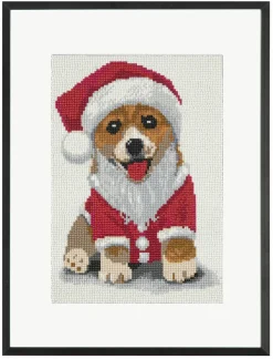 Timanttimaalaussetti 30x40 Joulukoira