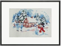 Timanttimaalaussetti 30x40 Talvimaisema