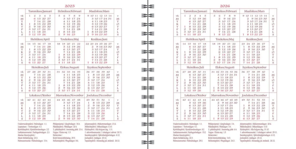 Time Square 2025-2026 (lukuvuosikalenteri)