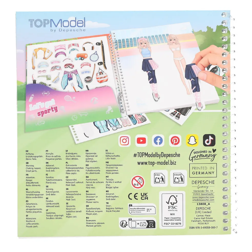TOPModel Dress Me Up Sport Tarrakirja