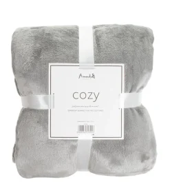 Torkkupeite Cozy harmaa 130x170 cm