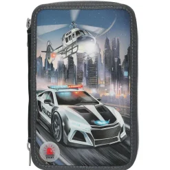 Triplapenaali valolla Monster Cars poliisiauto