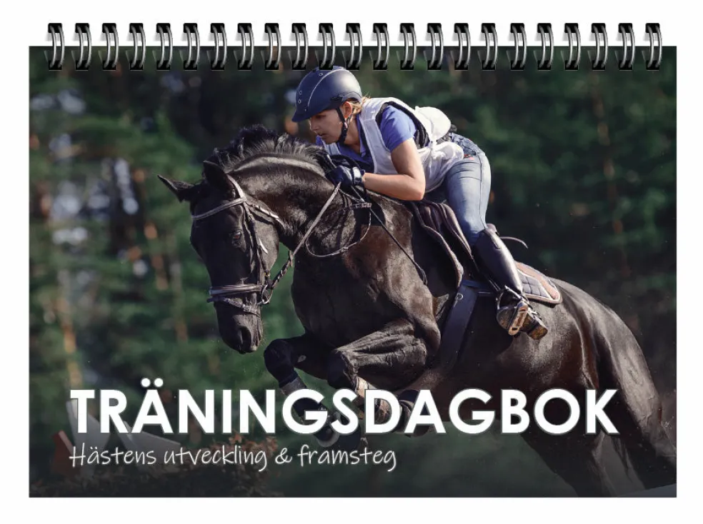 Träningsdagbok : hästens utveckling & framsteg