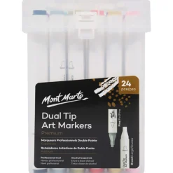 Tussit 24kpl kaksipäiset Mont Marte, Premium