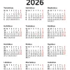 Työpöytäkalenteri 2026