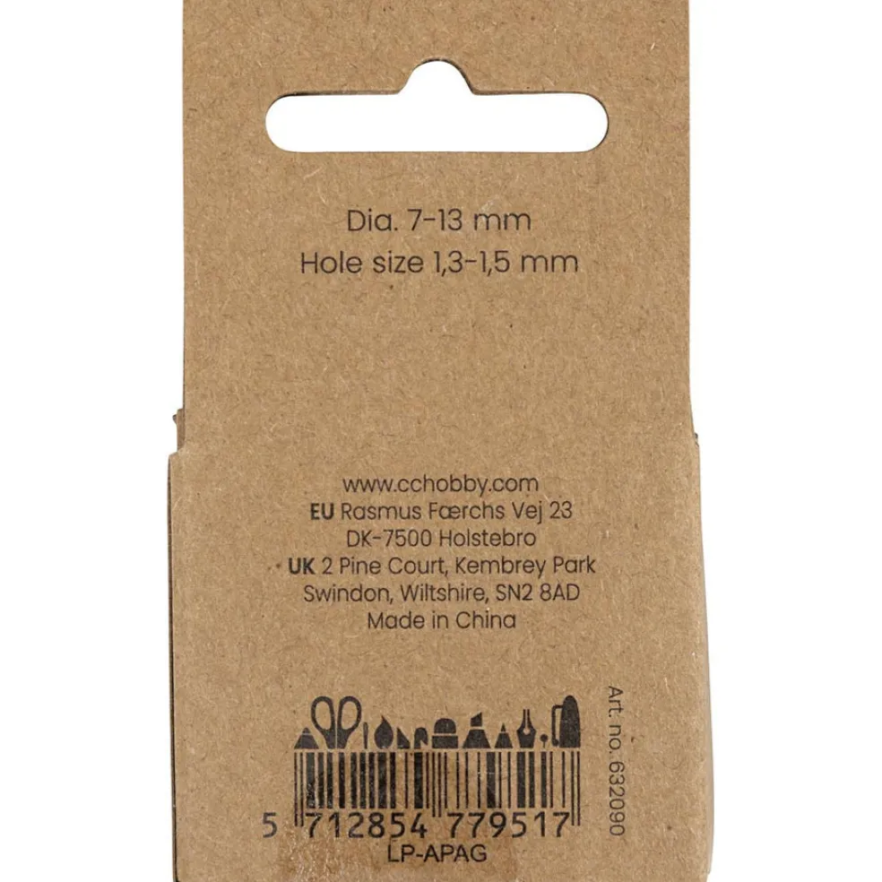 Vahahelmet 32 kpl sydämet helmiäisvalkoiset