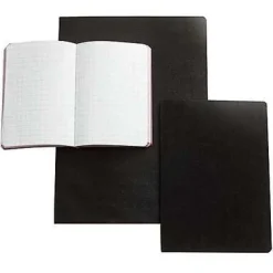 Vahakansivihko A6/100 sivua 7x7 ruudut musta