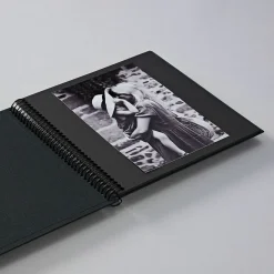 Valokuva-albumi Semikolon Spiral Piccolino Black, black