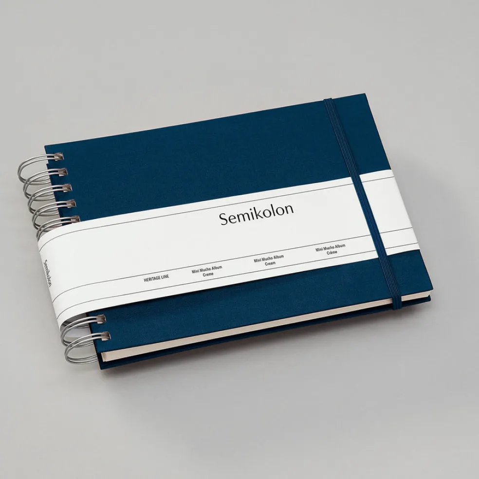 Valokuva-albumi Semikolon Mini Mucho, marine