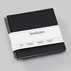 Valokuva-albumi Semikolon Spiral Piccolino, black