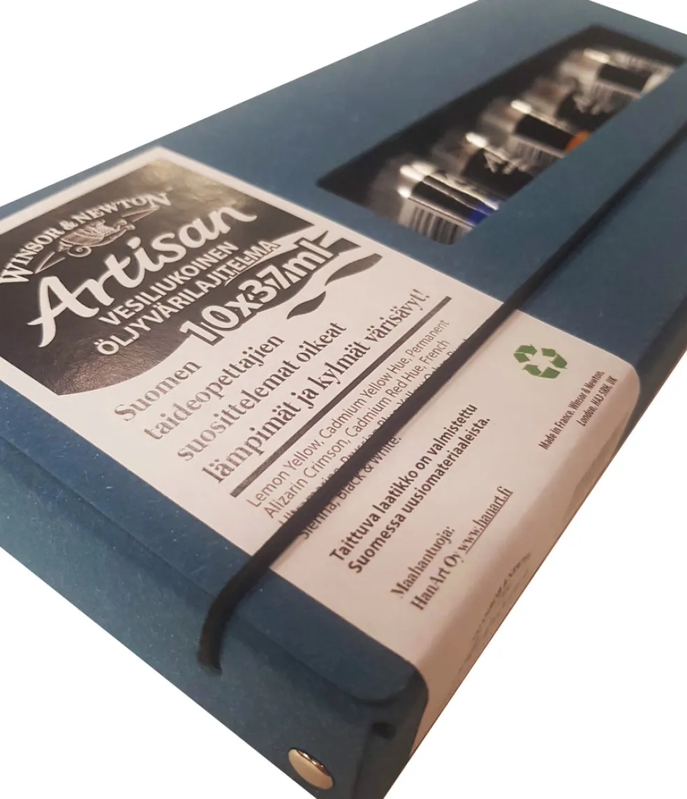 Vesiliukoinen öljyväri 10x37ml W&N Artisan Suomen värisävyt