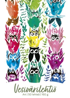 Vesivärilehtiö A4/50 160g