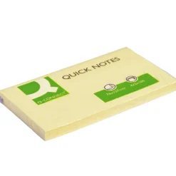 Viestilappu Q-Connect 76X127mm keltainen