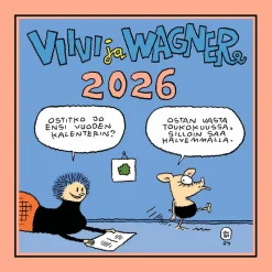 Viivi ja Wagner seinäkalenteri 2026