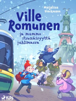 Ville Romunen ja mummo itsenäisyyttä juhlimassa