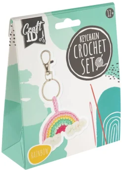 Virkkaussetti avaimenperä sateenkaari