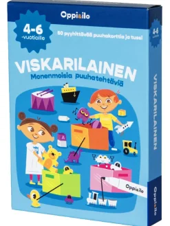 VISKARILAINEN -puuhakortit 4-6 v