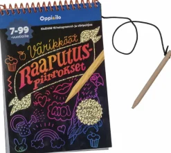 Värikkäät raaputuspiirrokset -puuhakirja 7-99 v