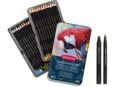 Värikynä 24 kpl Derwent Chromaflow + blenderkynät