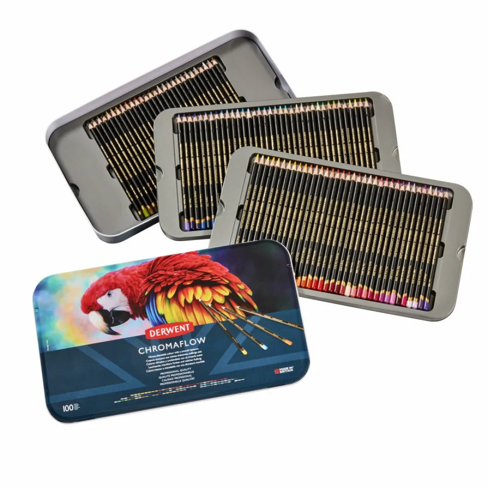 Värikynä 100 väriä Derwent Chromaflow