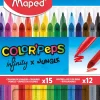 Värikynäsetti 15 + 12 kpl huopakynä ja värikynä Infinity Maped