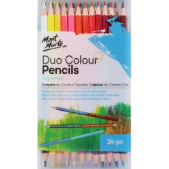 Värikynät 24 kpl kaksipäiset Mont Marte