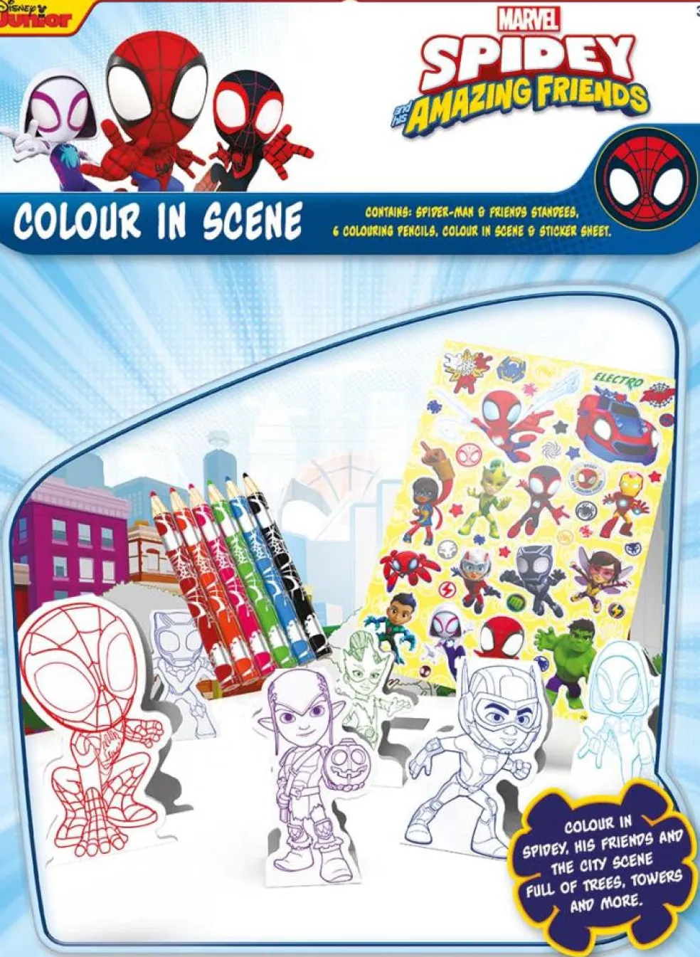 Värityssetti Spiderman Spidey & Amazing friends