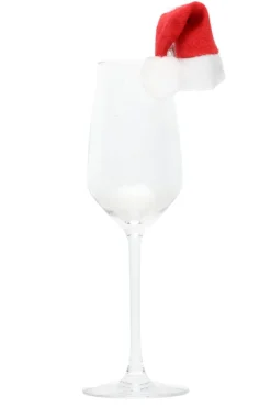 Winteria Lasikoriste tonttulakki 4 kpl pakkaus