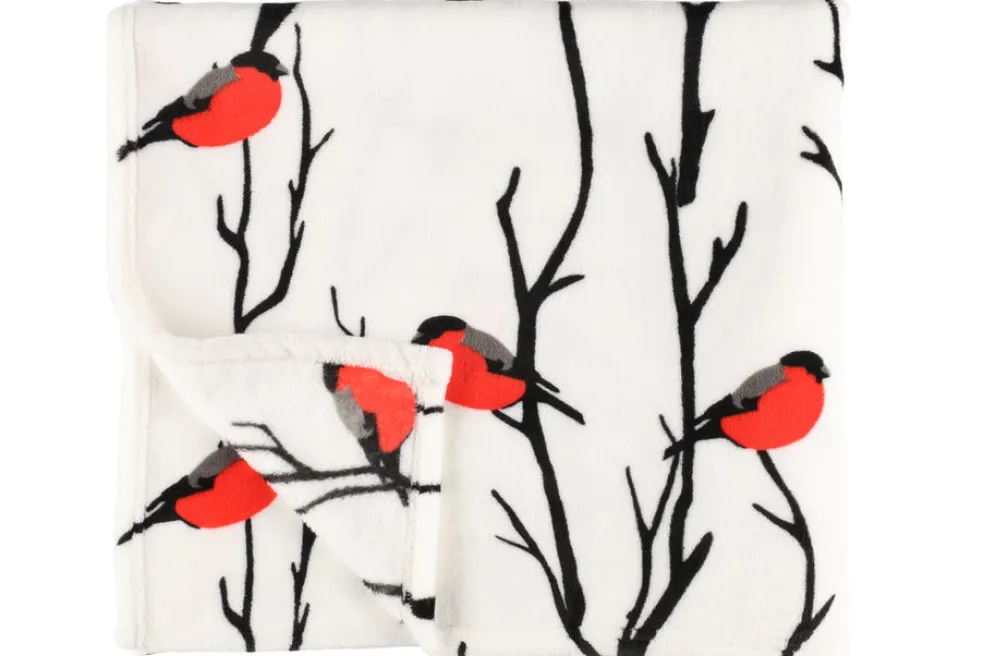 Winteria Torkkupeitto punatulkku 127x152 cm